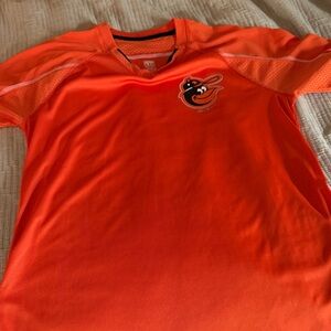 Majestic Orange Orioles Jersey